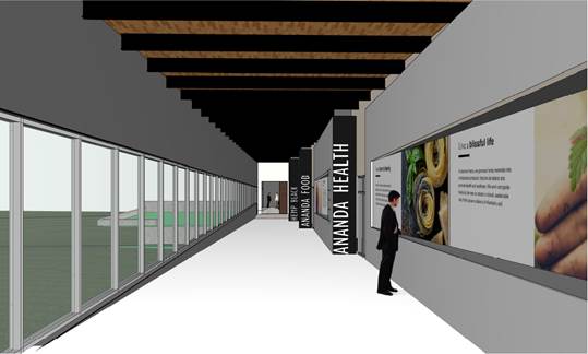 Concept art of Ecofibre facility